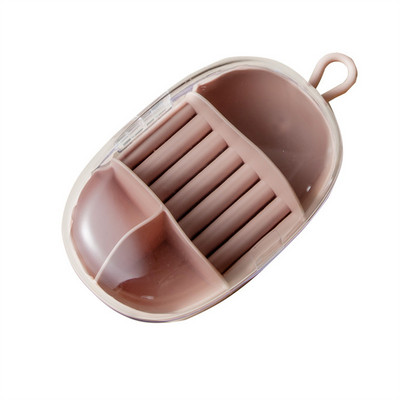 1 tk reisiehtekarp, läbipaistev kaasaskantav miniehete multifunktsionaalne kaotsiminekuvastane hoiustamiskõrvarõngas, sõrmus, ehete karp