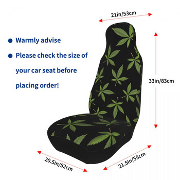 Cannabis Sativa Leaves Универсален протектор за калъф за столче за кола Аксесоари за интериора Калъфи за столчета за кола Полиестерен протектор за седалка
