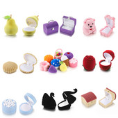 35 stiilis armsa sametist ehete paki kinkekarbi konteiner kõrvarõnga kaelakee ümbrisele pulmakihlasõrmuse hoiustamisekraani hoidik