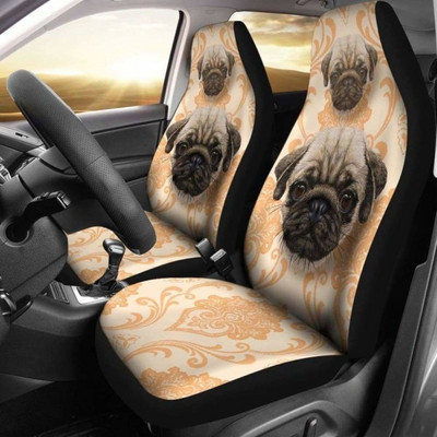 Huse scaun auto Pug Pachet de 30 de 2 huse de protecție universale pentru scaunul din față