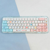 125 klahvi Korea inglise XDA profiili klahvikorgid PBT värvi sublimatsioon MX Switchi jaoks sobivad 61/64/68/87/96/104/108 armsad klaviatuuri klahvikorgid