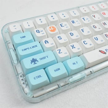 125 πλήκτρα Κορεατικά Αγγλικά XDA Προφίλ Keycaps PBT Dye Sublimation For MX Switch Fit 61/64/68/87/96/104/108 Lovely Keyboard KeyCaps