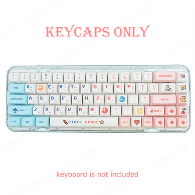 125 klahvi Korea inglise XDA profiili klahvikorgid PBT värvi sublimatsioon MX Switchi jaoks sobivad 61/64/68/87/96/104/108 armsad klaviatuuri klahvikorgid