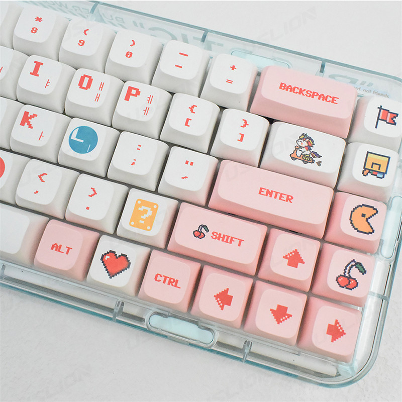 125 klahvi Korea inglise XDA profiili klahvikorgid PBT värvi sublimatsioon MX Switchi jaoks sobivad 61/64/68/87/96/104/108 armsad klaviatuuri klahvikorgid