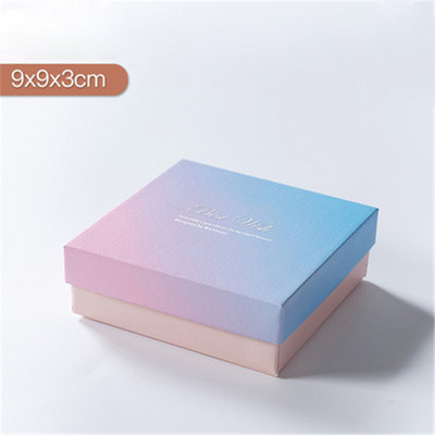 Beauty Gradient Colorful Rainbow Κοσμήματα Σκουλαρίκια Κολιέ Δαχτυλίδια Βραχιόλι Κουτί δώρου για γυναίκες