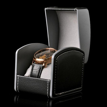 40% ГОРЕЩА Кутия за часовник с дисплей за бижута Преносима изящна кутия за часовник от изкуствена кожа Кутия за съхранение Кутия за домакинство