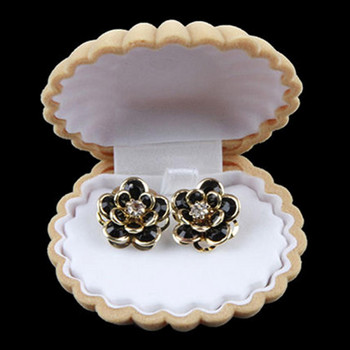 Cute Shell Shape Jewelry Box Κουτί αποθήκευσης κοσμημάτων για σκουλαρίκι Κολιέ Δαχτυλίδι Box Jewelry Organizer Συσκευασία Box κουτί κοσμημάτων