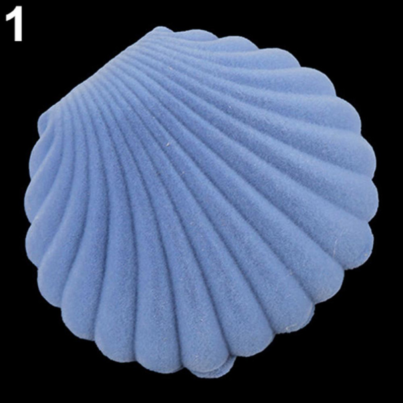 Cutie de bijuterii drăguță în formă de scoică Cutie de depozitare pentru bijuterii pentru cercei, colier, cutie de inele, organizator de bijuterii, cutie de ambalare, cutie de bijuterii