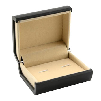 Мини копчета за ръкавели за пътуване Скоба за вратовръзка Кутия за съхранение Витрина за бижута 8x7x4 см Елегантна класическа форма на книга