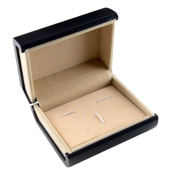 Мини копчета за ръкавели за пътуване Скоба за вратовръзка Кутия за съхранение Витрина за бижута 8x7x4 см Елегантна класическа форма на книга