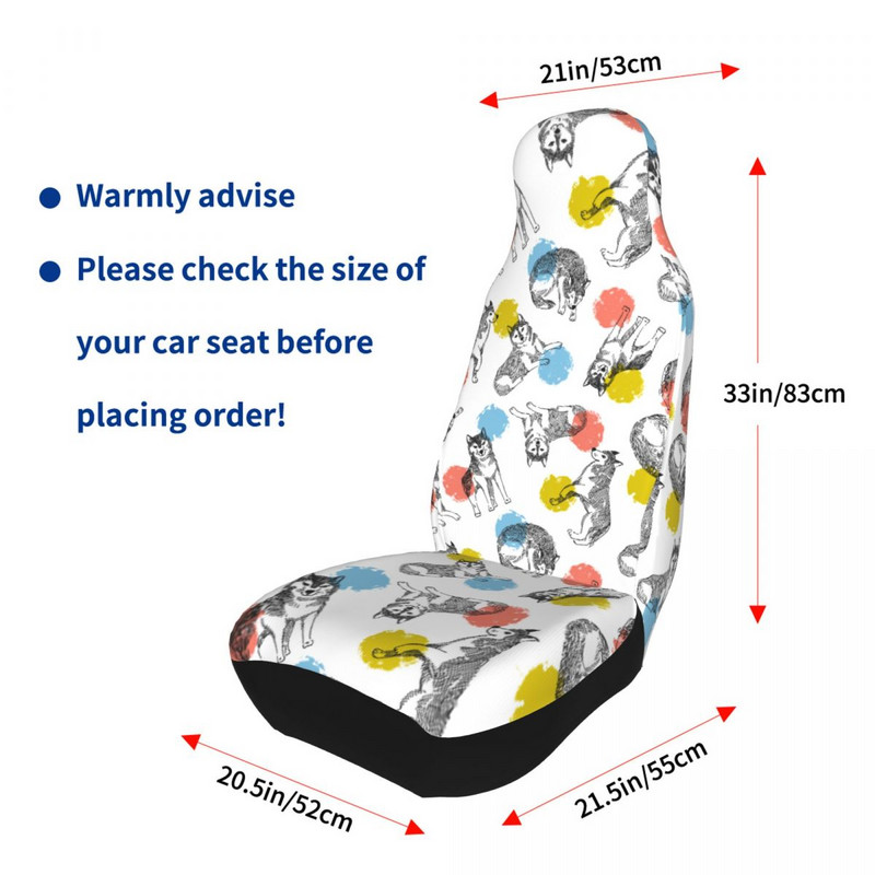 Armsad huskyd ja värvilised ringid loomade autoistme kate, neli aastaaega, sobivad igat tüüpi mudelitele koerte autoistme katted auto stiil