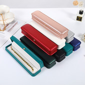 2022. aasta PU-nahast kaelakee pika ketiga karp käevõru ehete hoiuümbris ripats-kett kinkekarp pulma-aastapäeva kihlumiseks