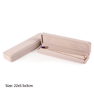 2022. aasta PU-nahast kaelakee pika ketiga karp käevõru ehete hoiuümbris ripats-kett kinkekarp pulma-aastapäeva kihlumiseks