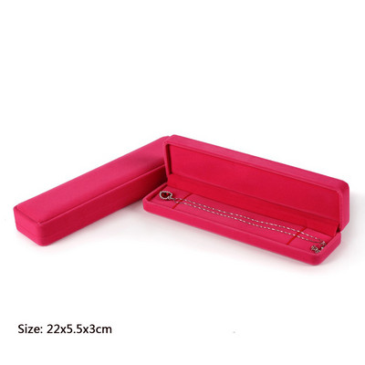 2022. aasta PU-nahast kaelakee pika ketiga karp käevõru ehete hoiuümbris ripats-kett kinkekarp pulma-aastapäeva kihlumiseks