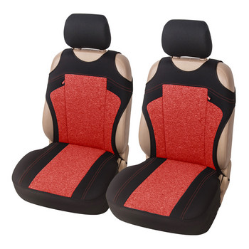 2 τμχ Καλύμματα καθισμάτων αυτοκινήτου Universal - Καλύμματα μπροστινών καθισμάτων Διχτυωτό σφουγγάρι Εσωτερικά αξεσουάρ Σχέδιο μπλουζάκι - για αυτοκίνητο/φορτηγό/βαν