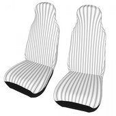 Čiužinys Tikra siauras dryžuotas raštas Universalus automobilio sėdynės užvalkalas, atsparus vandeniui, moteriškas sėdynės pagalvėlė / užvalkalas poliesterio medžioklė