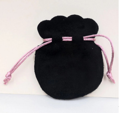 Prikladna originalna modna kutija za izložbu od 1 komada Poklon za narukvice narukvice Prstenje Ogrlica Prstenje Naušnice Perle Šarm Crno-bijela torbica od flanela