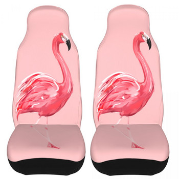 Ροζ Flamingo Universal προστατευτικό κάλυμμα καθίσματος αυτοκινήτου Αξεσουάρ εσωτερικού χώρου για SUV αξεσουάρ αυτοκινήτου καθίσματος αυτοκινήτου με ίνες για την ημέρα του Αγίου Βαλεντίνου