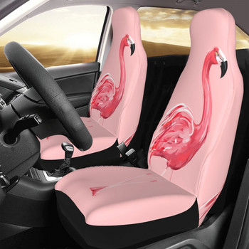 Розово фламинго Универсален калъф за столче за кола Протектор Интериорни аксесоари за SUV Свети Валентин Столче за кола Fiber Аксесоари за кола