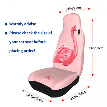 Розово фламинго Универсален калъф за столче за кола Протектор Интериорни аксесоари за SUV Свети Валентин Столче за кола Fiber Аксесоари за кола