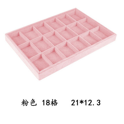 Ehete korraldaja Sametist ehete hoiualus Näidik Sõrmus Käevõru Kaelakee Hoiukast Vitriin Sahtli Abialused