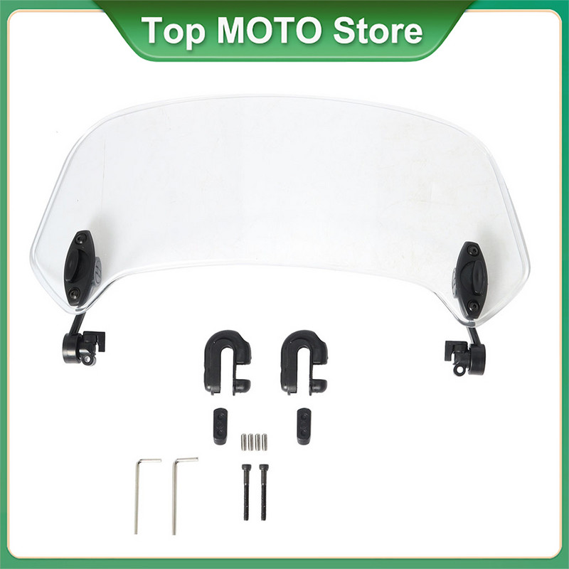 Universalus motociklo priekinio stiklo prailginimo reguliuojamas spoileris užspaudžiamas priekinio stiklo deflektorius BMW KAWASAKI YAMAHA HONDA SUZUKI