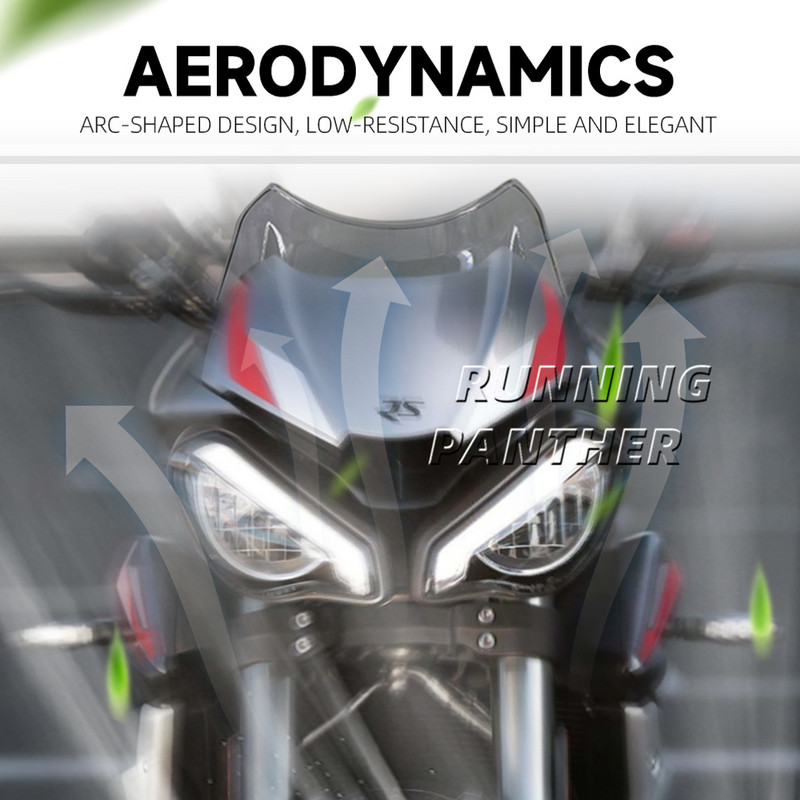 Street Triple S660 S 660 765 S RS R 765RS 765R 765S 2020–2022 mootorratta esiklaasi esiklaasi tuulesuunaja ekraan