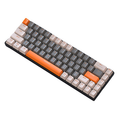 K68 mechanikus billentyűzet Bluetooth-kompatibilis kettős módú játékos billentyűzet billentyűzet 2.4G vezeték nélküli, személyre szabott billentyűzet számítógépes laptopokhoz