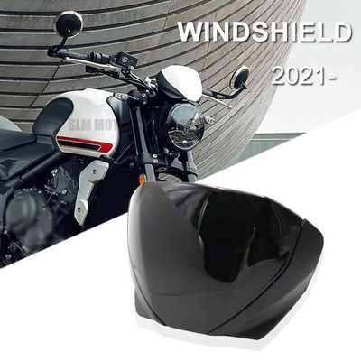 Motorkerékpár motorkerékpár első ablaküveglencse szélvédő fedőkészlet TRIDENT 660-hoz Trident 660 2021 2022 szélvédőhöz