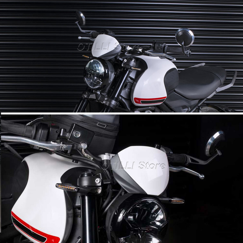 Mootorratta esiklaasi objektiivi esiklaasi kaitsekomplekt TRIDENT 660 jaoks Trident 660 2021 2022 tuuleklaasile