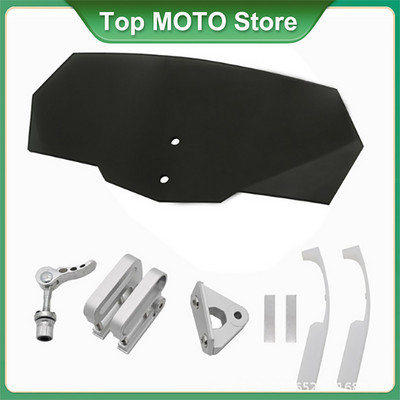 Για Kawasaki BMW Ducati Honda Benelli Triumph Yamaha Heighten μοτοσυκλέτα Universal Clear Wind Deflector Παρμπρίζ