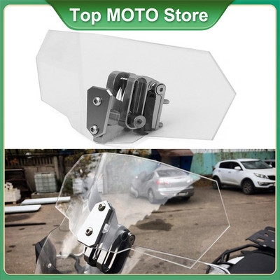 Για Kawasaki BMW Ducati Honda Benelli Triumph Yamaha Heighten μοτοσυκλέτα Universal Clear Wind Deflector Παρμπρίζ