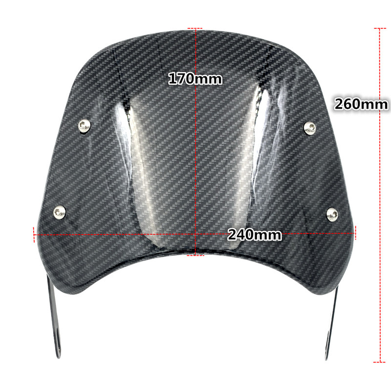 Süsinikmootorratta esiklaas esiklaas tuulesuunaja tuuleklaasi katted ekraani objektiiv Harley Honda Yamaha Kawasaki Suzuki jaoks