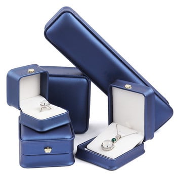 Χονδρική τιμή Πολυτελές προσαρμοσμένο λογότυπο Ευλογία Γενέθλια Φεστιβάλ Επέτειος Γάμος Χριστουγεννιάτικο Δώρο Rng Box Σετ κοσμημάτων
