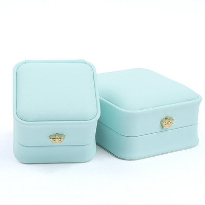 Preț de vânzare cu ridicata Logo personalizat de lux Binecuvântare Zile de naștere Festivaluri Aniversare Nuntă Cadou de Crăciun Cutie Rng Set cutie de bijuterii