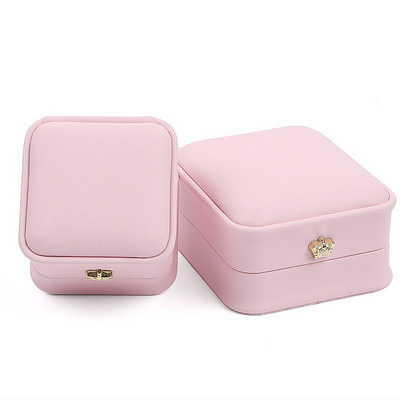 Preț de vânzare cu ridicata Logo personalizat de lux Binecuvântare Zile de naștere Festivaluri Aniversare Nuntă Cadou de Crăciun Cutie Rng Set cutie de bijuterii