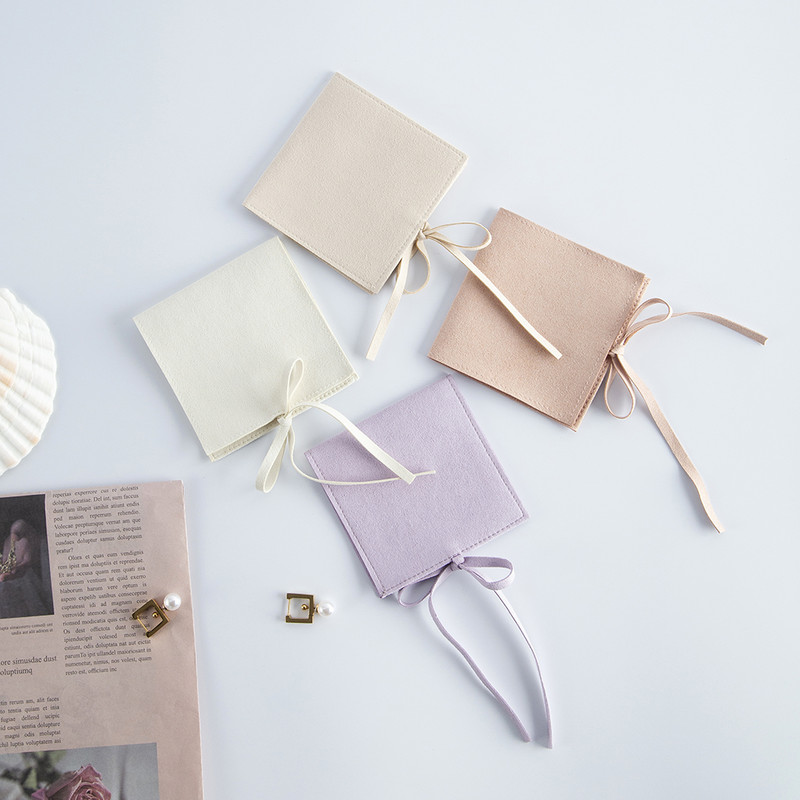 10 bucăți de catifea pungi de ambalare pentru bijuterii, pungi șic pentru favoruri de nuntă, cremă, pungi cosmetice din microfibră, pachet de produse, pungă pentru cadou de nuntă