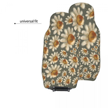 Flower Daisy Universal κάλυμμα καθίσματος αυτοκινήτου Four Seasons For SUV Car Seat Protector Fiber Hunting