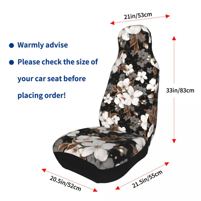 Floral Vinatge Flowers universaalne autoistme kate Four Seasons Travel autoistmed, katab kiust autotarvikud