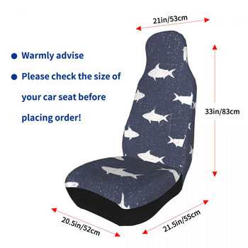 Сладко Sea Life Sharks Универсално покривало за столче за кола Four Seasons AUTOYOUTH Протектор за столче за кола Fiber Fishing