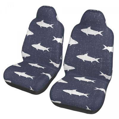 Cute Sea Life Sharks Κάλυμμα καθίσματος αυτοκινήτου Universal Four Seasons AUTOYOUTH Car Seat Protector Fiber Fishing