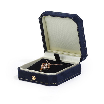 Tippkvaliteediga sametest kaheksanurksed ehteid kinkekarp naistele Vintage soliidne kaelakee kõrvarõngad sõrmused ümbrised ehtevitriin