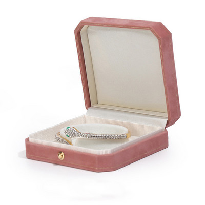 Tippkvaliteediga sametest kaheksanurksed ehteid kinkekarp naistele Vintage soliidne kaelakee kõrvarõngad sõrmused ümbrised ehtevitriin