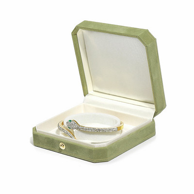 Tippkvaliteediga sametest kaheksanurksed ehteid kinkekarp naistele Vintage soliidne kaelakee kõrvarõngad sõrmused ümbrised ehtevitriin