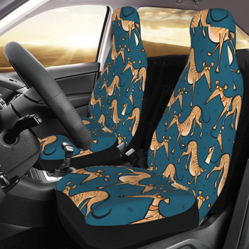 Greyhound Whippet Lurcher Dog Universal κάλυμμα καθίσματος αυτοκινήτου Auto εσωτερικό Κατάλληλο για όλα τα είδη μοντέλων Κάθισμα αυτοκινήτου Ματ Πολυεστέρας Ψάρεμα