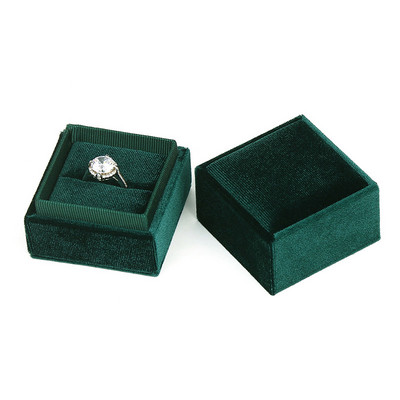 Corduroy ékszerdoboz kiváló minőségű kreatív ajánlat gyűrű ajándékdoboz nyakláncok gyűrűk medál csomagoló doboz bársony konténer