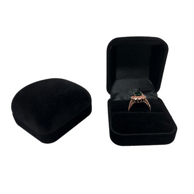 Corduroy ékszerdoboz kiváló minőségű kreatív ajánlat gyűrű ajándékdoboz nyakláncok gyűrűk medál csomagoló doboz bársony konténer