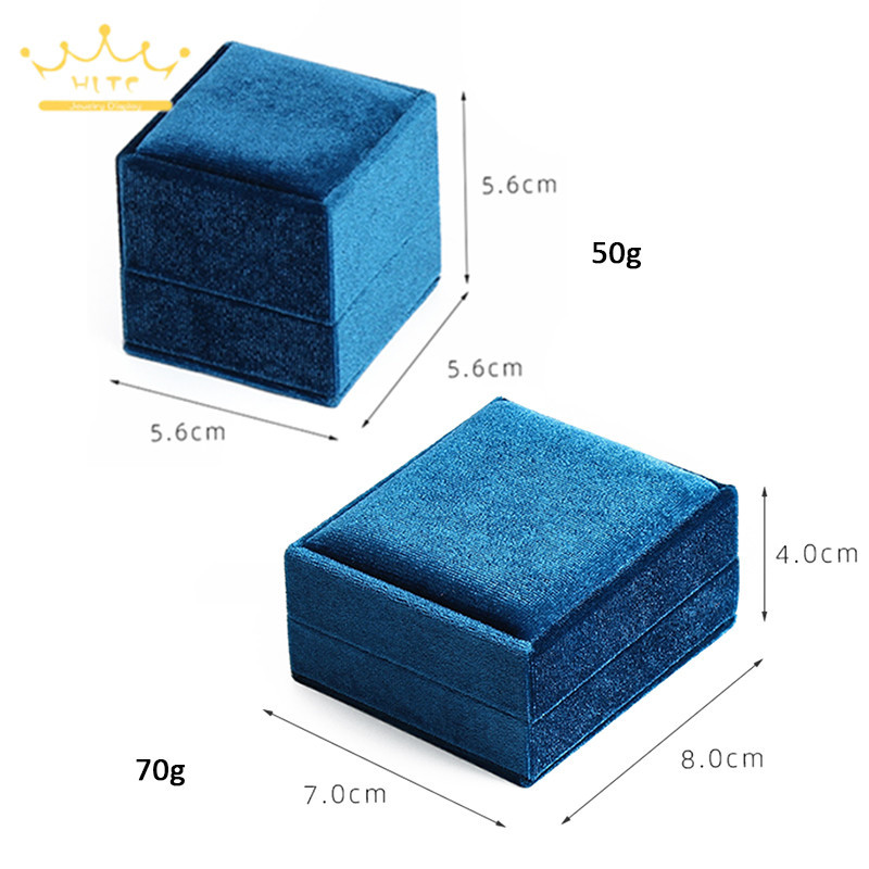 Corduroy ékszerdoboz kiváló minőségű kreatív ajánlat gyűrű ajándékdoboz nyakláncok gyűrűk medál csomagoló doboz bársony konténer