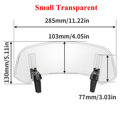 Honda NC750X NC750S NC700X X-ADV 750 Integra750 CTX700 NSS750 jaoks mõeldud mootorratta esiklaasi pikendusega reguleeritav spoileri deflektor
