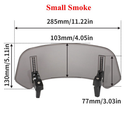 Honda NC750X NC750S NC700X X-ADV 750 Integra750 CTX700 NSS750 jaoks mõeldud mootorratta esiklaasi pikendusega reguleeritav spoileri deflektor